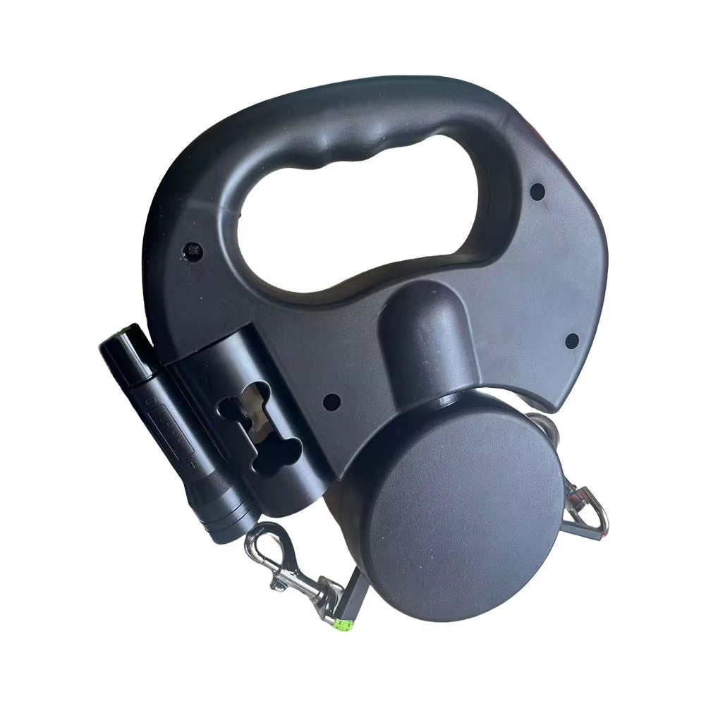 Double Headed Dog Leash Traction Rope with LED Light